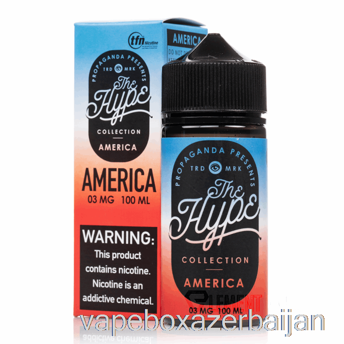 Vape Box Azerbaijan Hype - America - Propaganda E-Liquids - 100mL 12mg